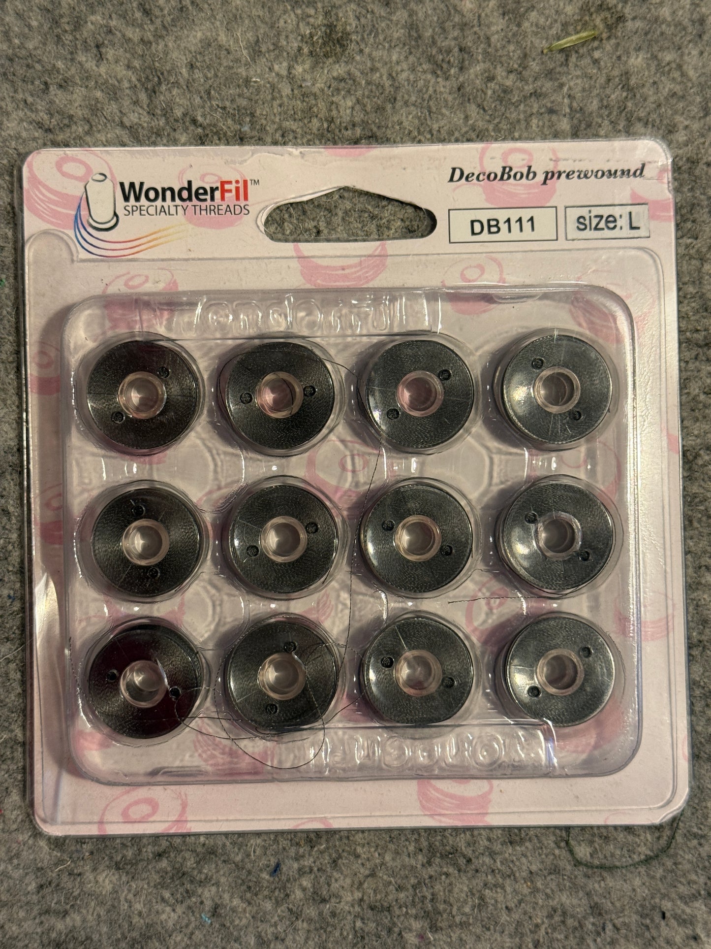 Decobob Spulen zu je 1,00 Euro Bob Sled Spulenhalter EPP Wonderfil