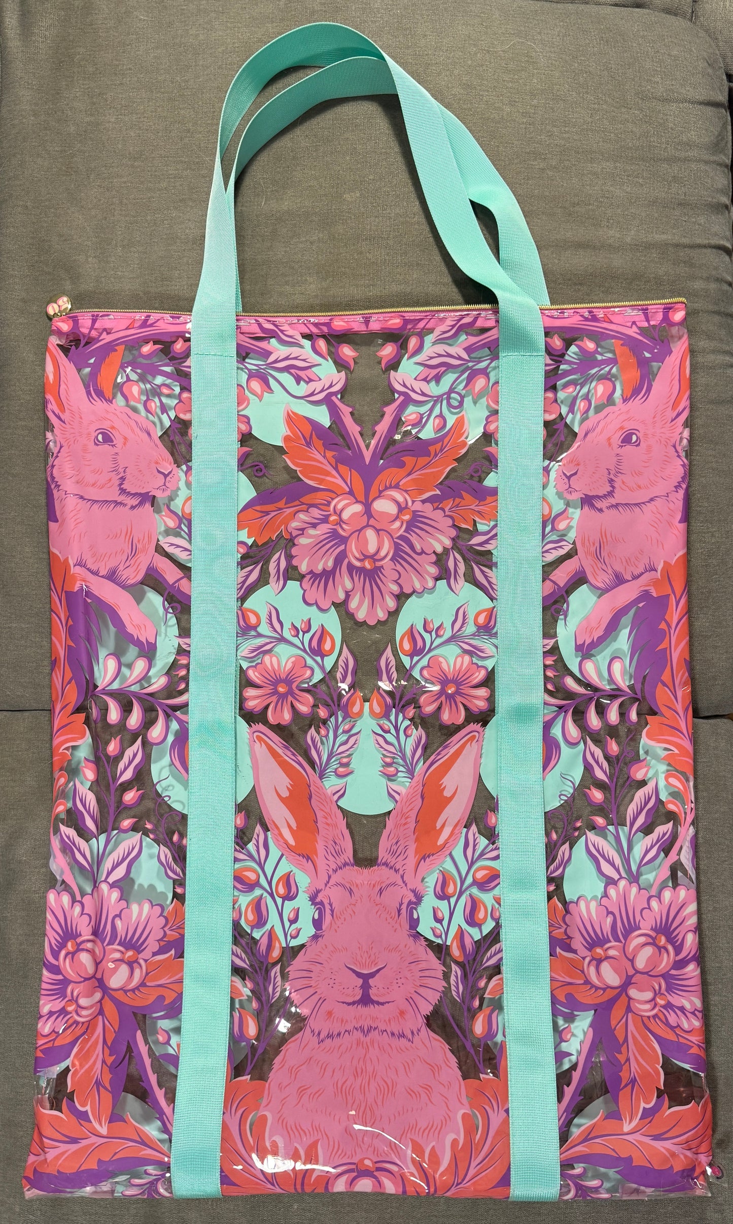 Projekttasche Hoppy Go Lucky Tula Pink ca. 50x70cm groß Schneidmatte Transport