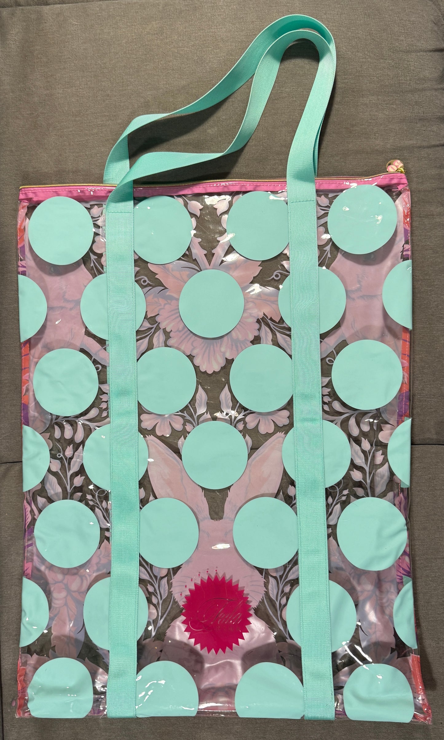 Projekttasche Hoppy Go Lucky Tula Pink ca. 50x70cm groß Schneidmatte Transport