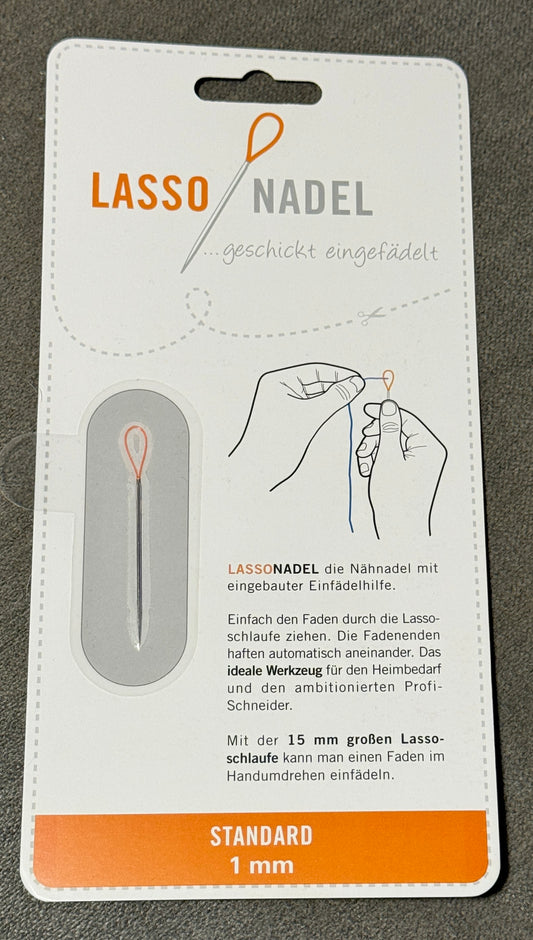 Lasso Nadel Patchwork Sticken Nähen großes Nadelöhr Schlaufe Vernähen