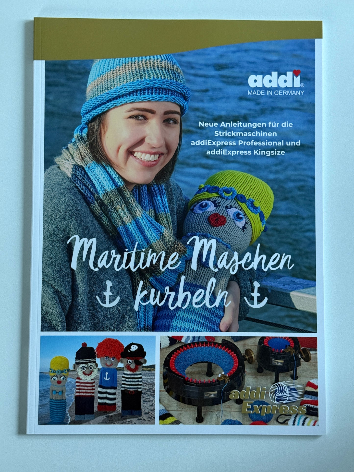 Buch Maritime Maschen kurbeln Anleitunge addiExpress Kingsize und Professional