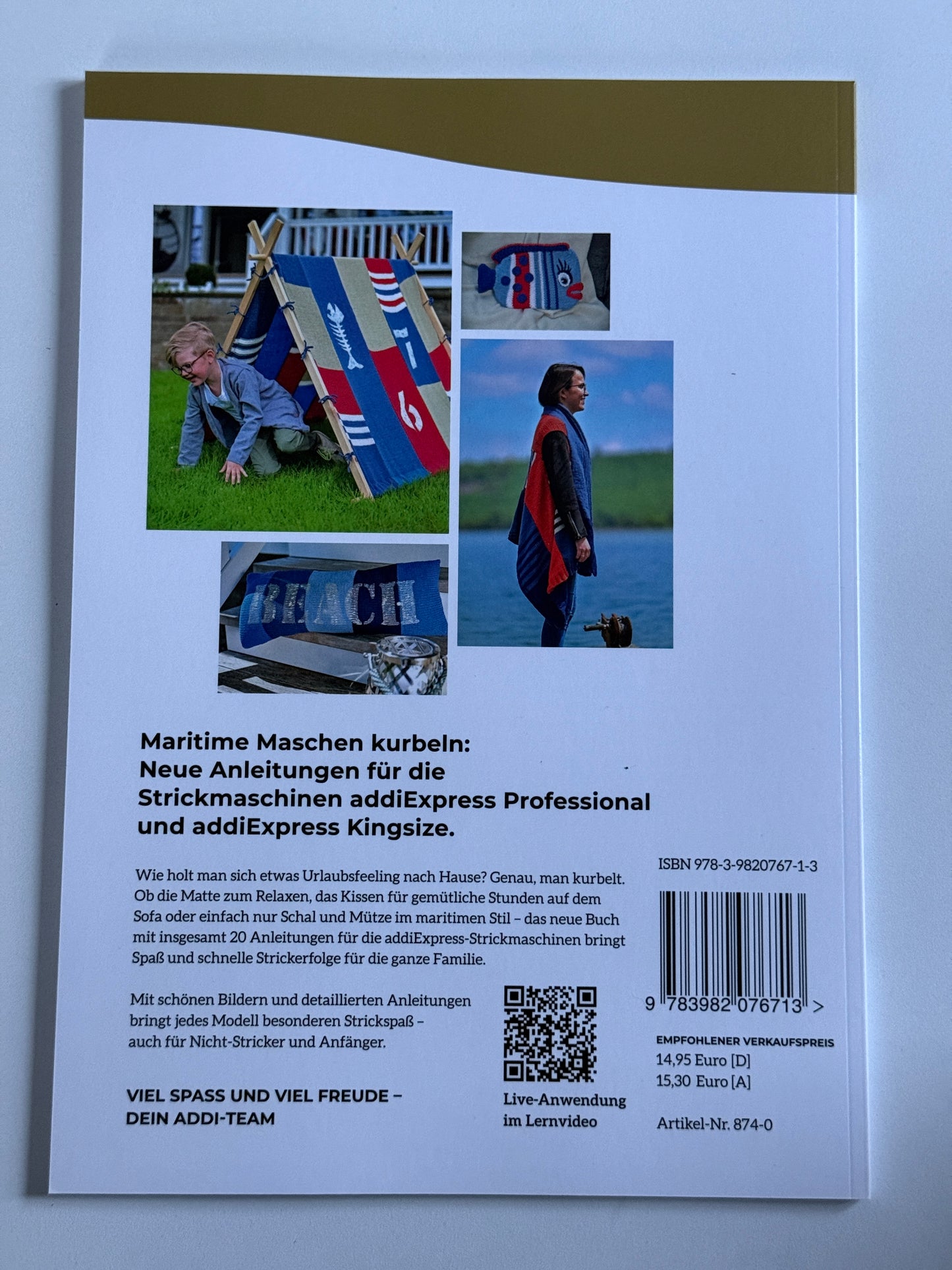 Buch Maritime Maschen kurbeln Anleitunge addiExpress Kingsize und Professional