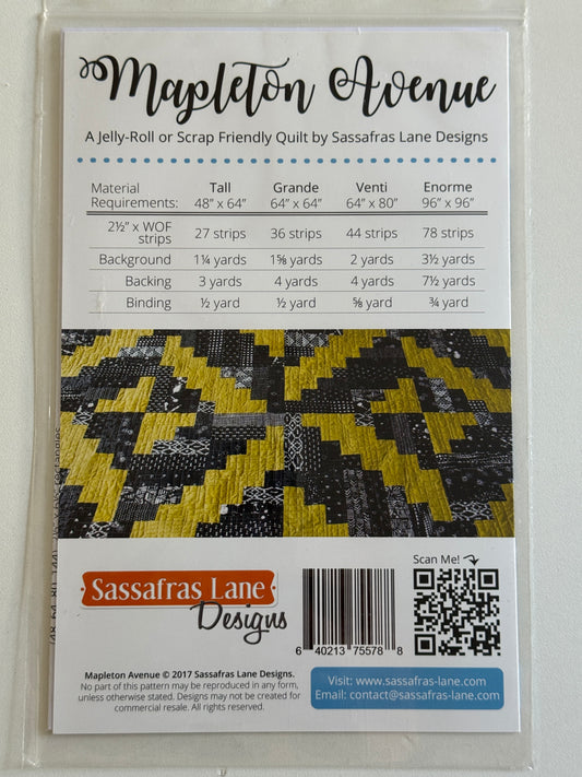Anleitung - Mapleton Avenue von Sassafras Lane Designs - 4 Größen