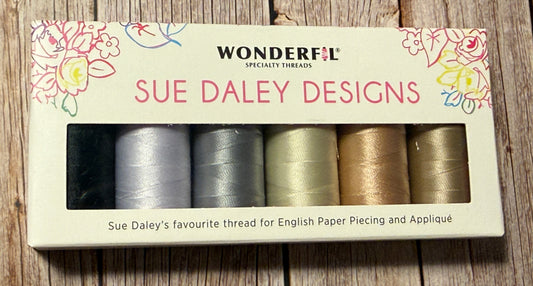 Wonderfil DecoBob Collection 80 wt Polyestergarn mit Baumwolle 6 Spulen a 250 m (Kopie)