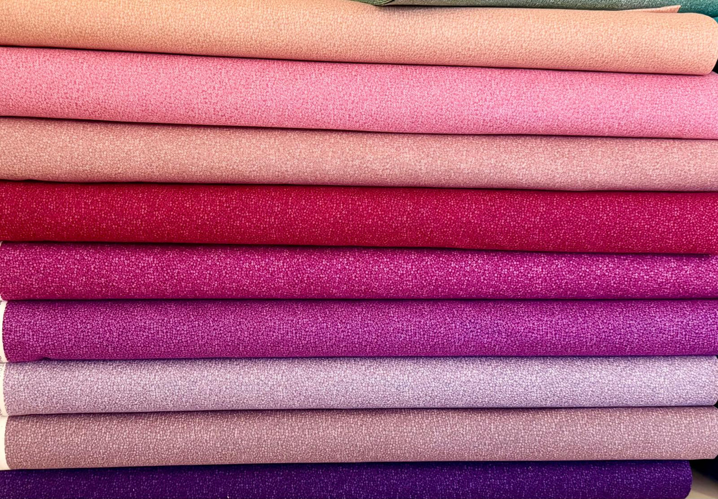 Meterware Patchworkstoff Brighton 112cm breit, 143 Gramm pro qm 49 Farben falsche Unis
