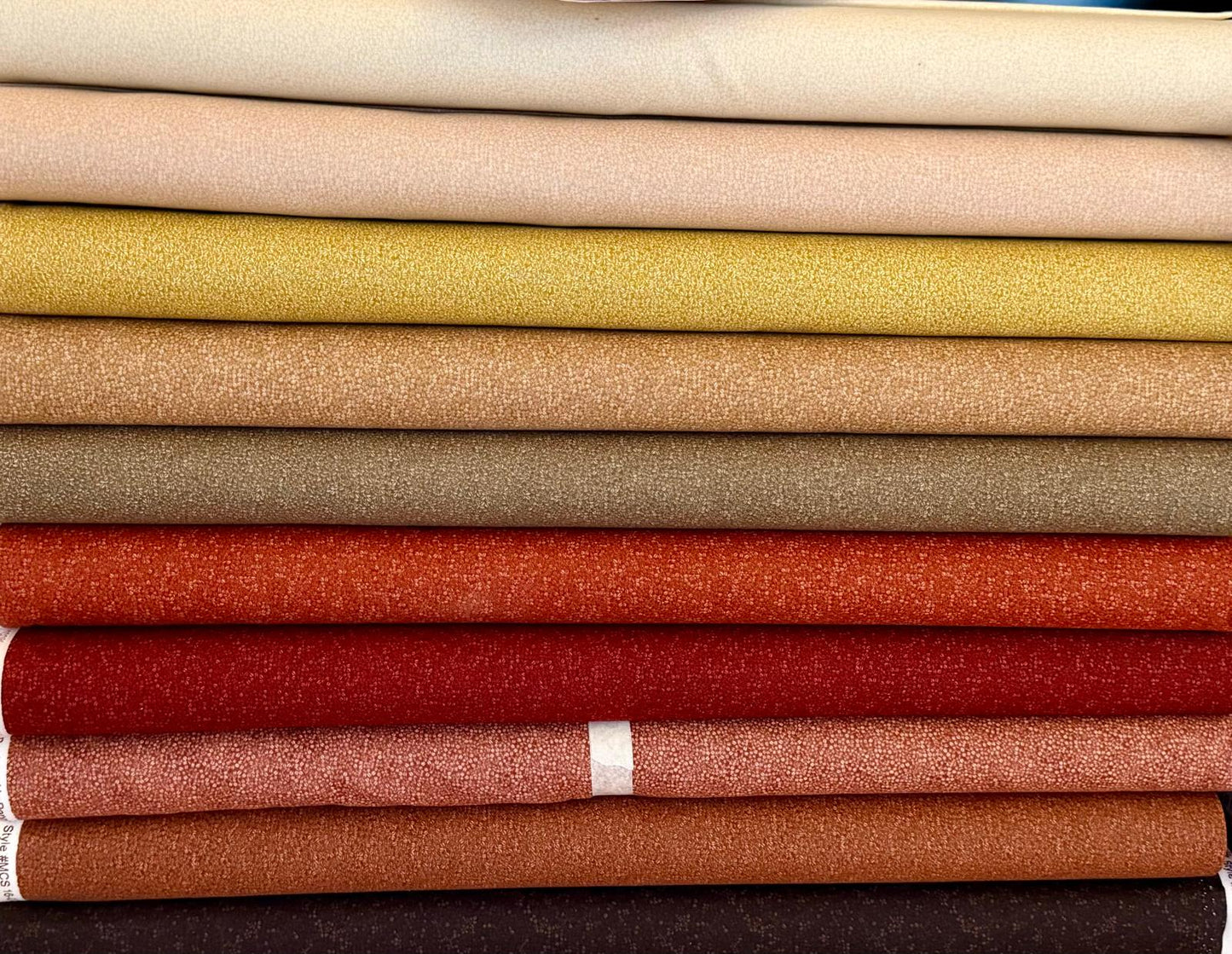 Meterware Patchworkstoff Brighton 112cm breit, 143 Gramm pro qm 49 Farben falsche Unis