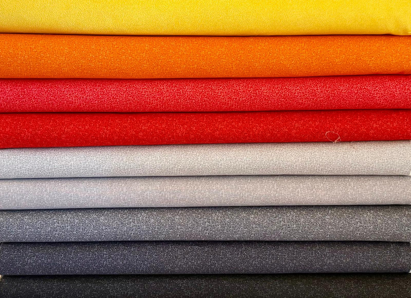 Meterware Patchworkstoff Brighton 112cm breit, 143 Gramm pro qm 49 Farben falsche Unis