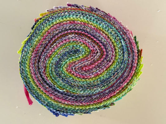 Floral Reef Jelly Roll 2,5 Inch Streifen a 110 cm Länge Tula Pink Ink 40 Stück 100% Cotton Baumwolle