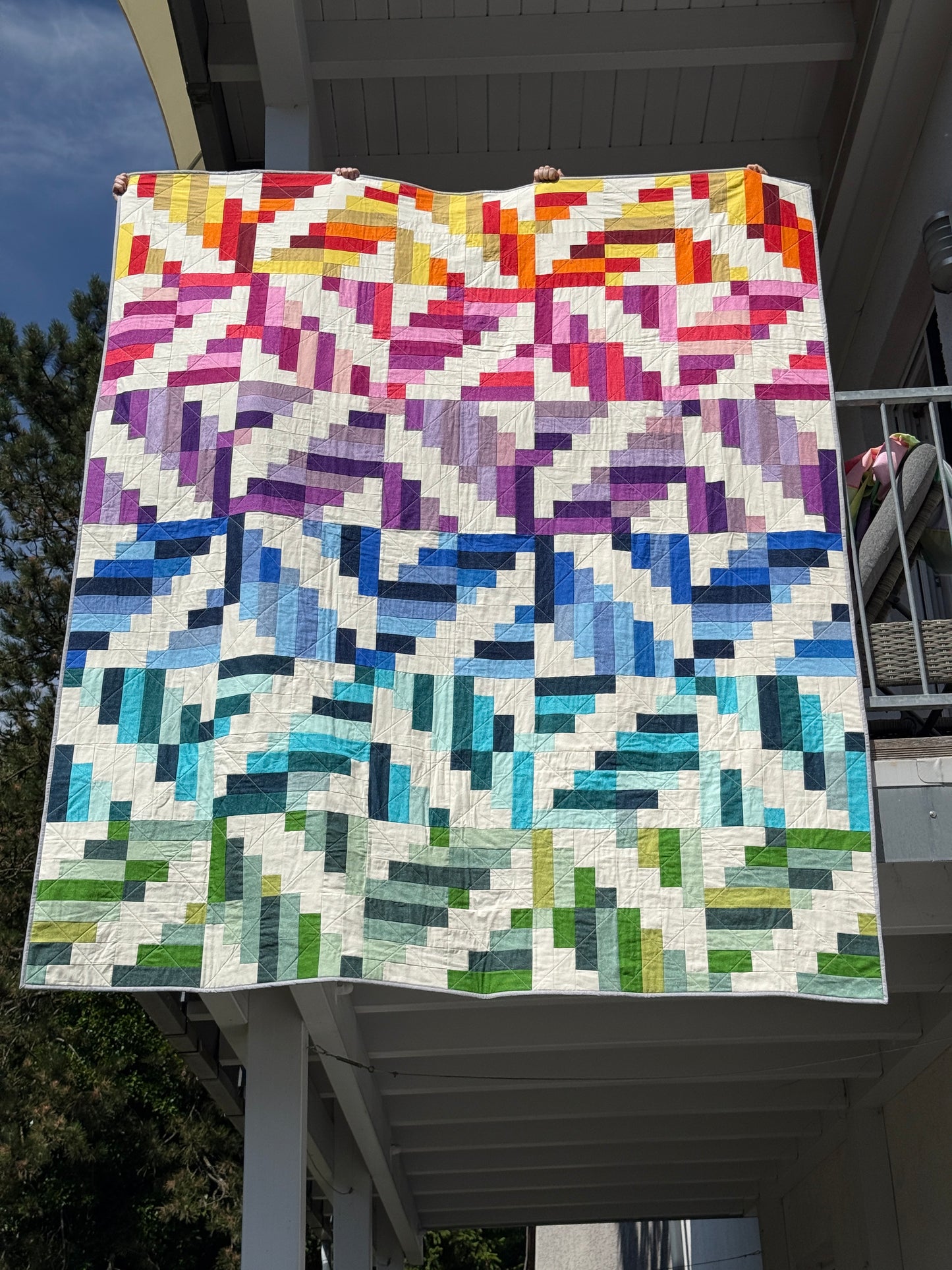 Quilt Kit "Mapleton Avenue" von Sassafras Lane Design, komplett mit Brighton Stoff und Anleitung