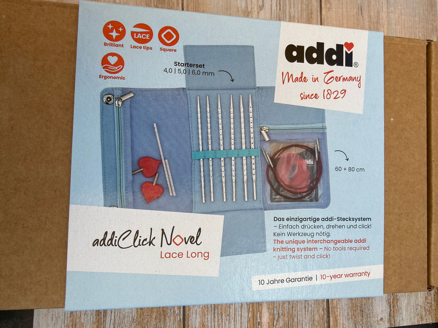 addi Click Novel Lace Long Set -  Starterset - inkl. Seilen, Stoppern, Verbindern