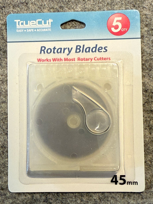 Ersatzklinge für Rollschneider von TrueCut 45mm (5 Stück)