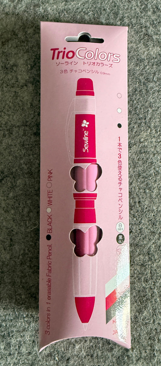 Sewline TrioColors - Markierstift - Keramikminen - 3 Farben in einem Stift