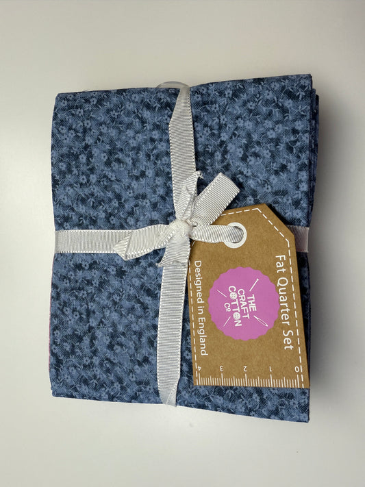 Fat Quarter Paket 5 Stück Blümchen a ca. 45 x 53 cm Patchwork Quilten Tasche