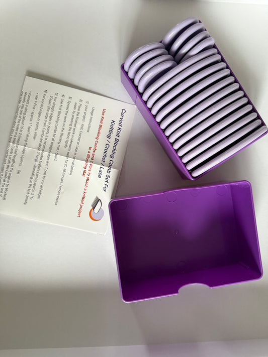 Blocker Pins - Kammnadeln 20 Stück, flieder