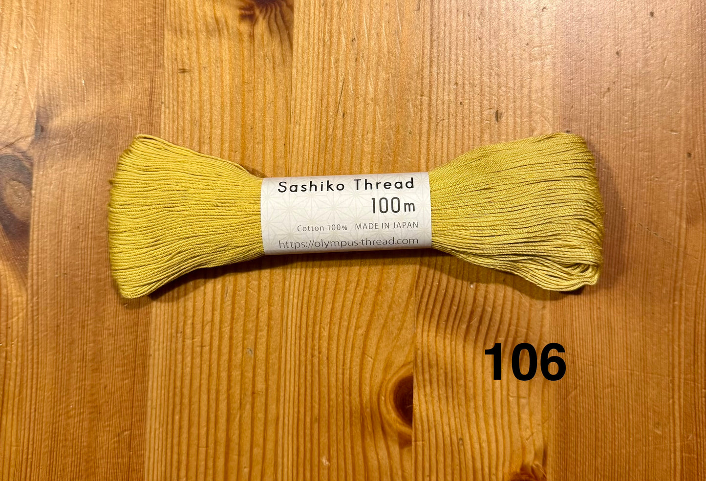 Original Sashiko Garn unifarben Japan 100m Olympus Thread verschiedene Farben