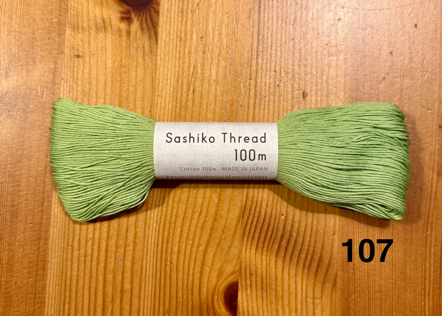 Original Sashiko Garn unifarben Japan 100m Olympus Thread verschiedene Farben
