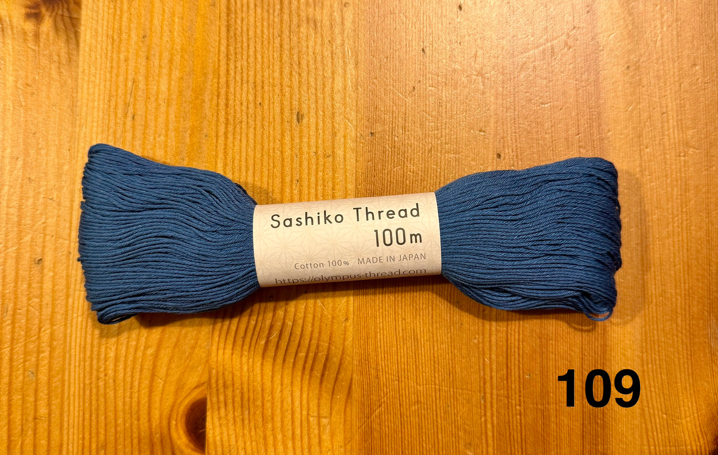Original Sashiko Garn unifarben Japan 100m Olympus Thread verschiedene Farben