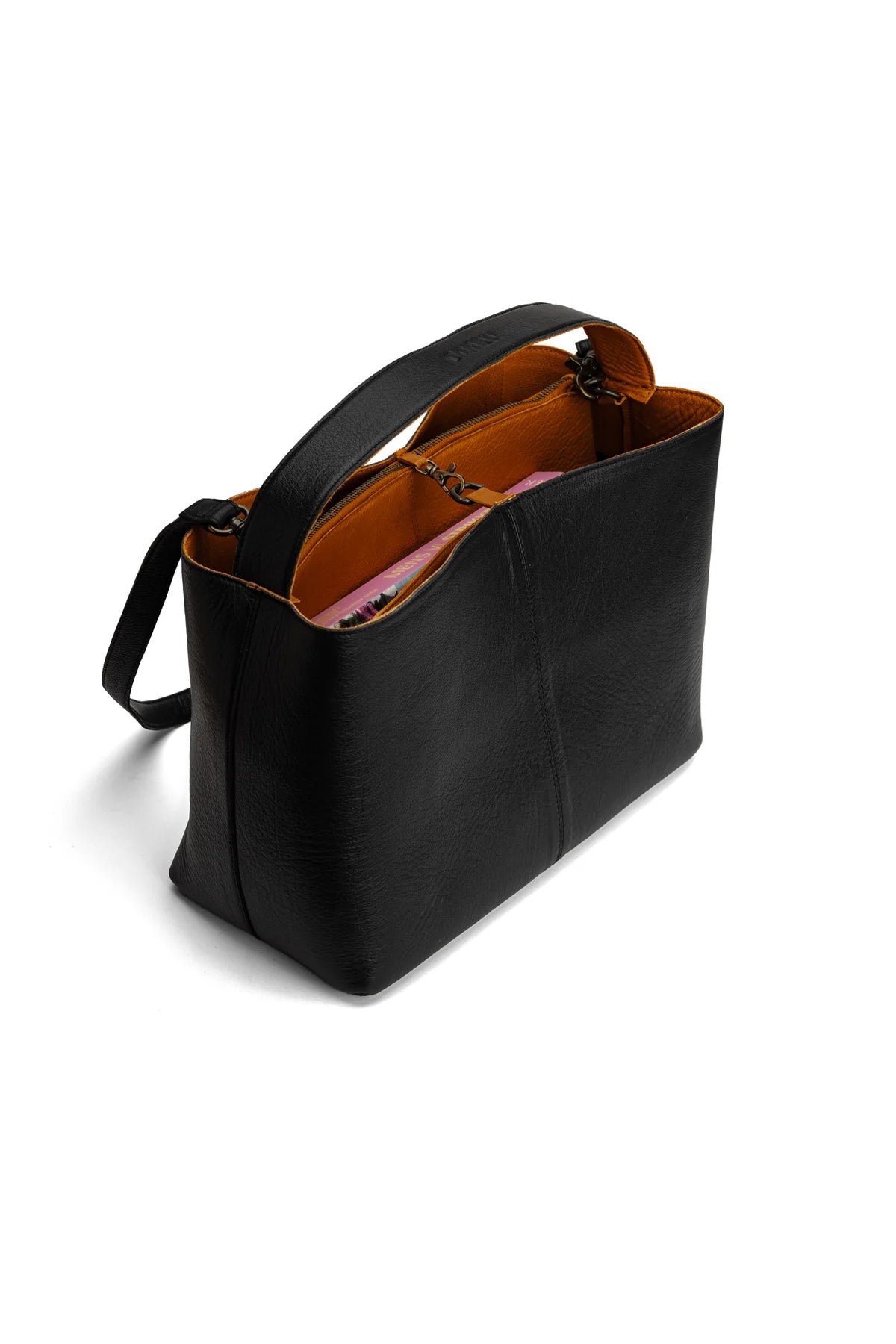 Muud Tasche "Jade" in schwarz - Stricken - Häkeln Projekttasche Laptop