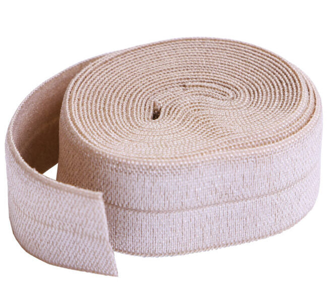 Fold Over Elastic, 2 cm breit. dehnbares Einfassband by Annie viele Farben