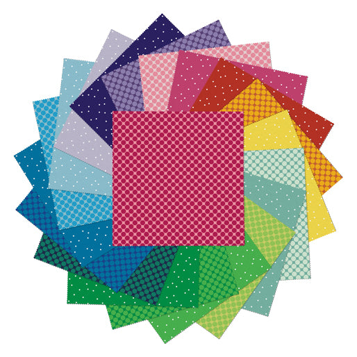 10 Inch Charm Pack Layer Cake „Octadot“ 42 Stück 100% Cotton Baumwolle