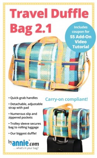 Travel Duffle Bag  2.1  Anleitung Nähen Tasche ByAnnie Patterns By Annie