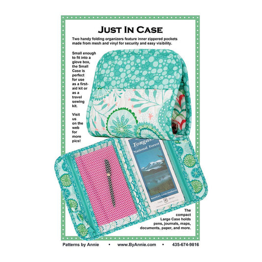 Just in Case Anleitung Nähen Tasche ByAnnie Patterns By Annie Organizer