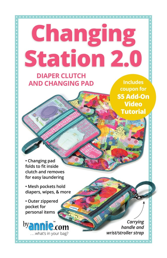 Anleitung Changing Station 2.0 by Annie Wickel-Clutch mit herausnehmbarer Unterlage
