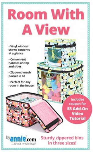 Room with a View Anleitung Nähen Tasche ByAnnie Patterns By Annie Box Aufbewahrung