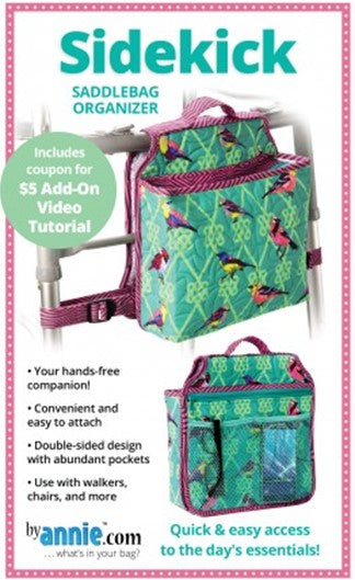 Sidekick Anleitung Nähen Tasche ByAnnie Patterns By Annie Rollator