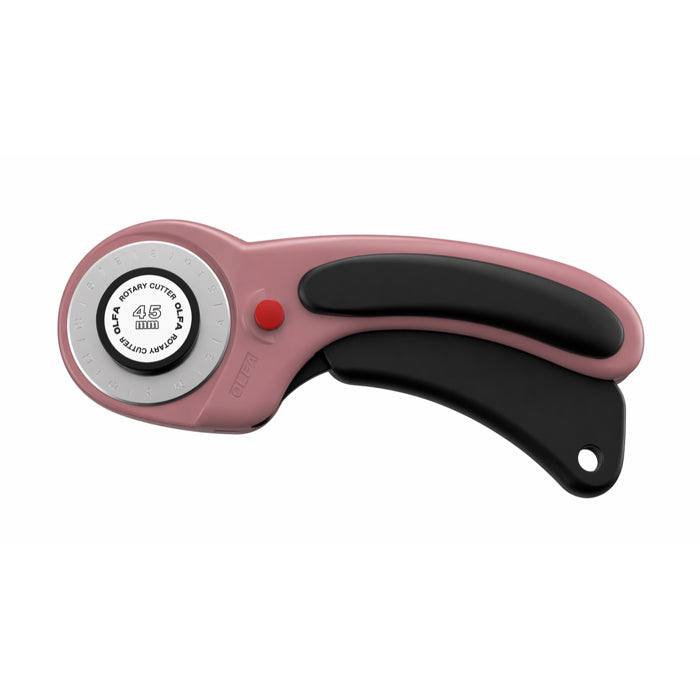 OLFA Rotary Cutter deluxe 45mm Mauve Pink, Limited Edition VORBESTELLUNG