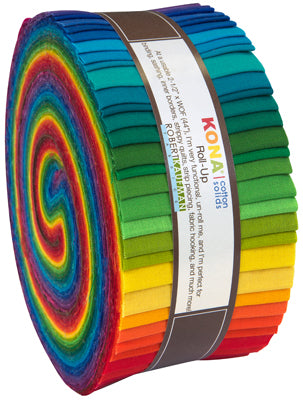 Kona Cotton Jelly Roll „New Classic Palette“ 41 Streifen a 2,5 Inch Breite