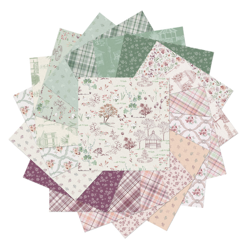 2,5 Inch Strips Paket "Sweet Meadow" Benartex 40-teilig
