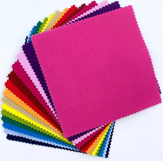 Superior Solids - 5 Inch Charm Pack - Benartex 42 Stück 100% Cotton Baumwolle