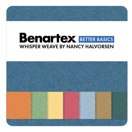 2,5 Inch Streifen Pack „Wisper Weave“ von Benartex 42 Stück 100% Cotton Baumwolle