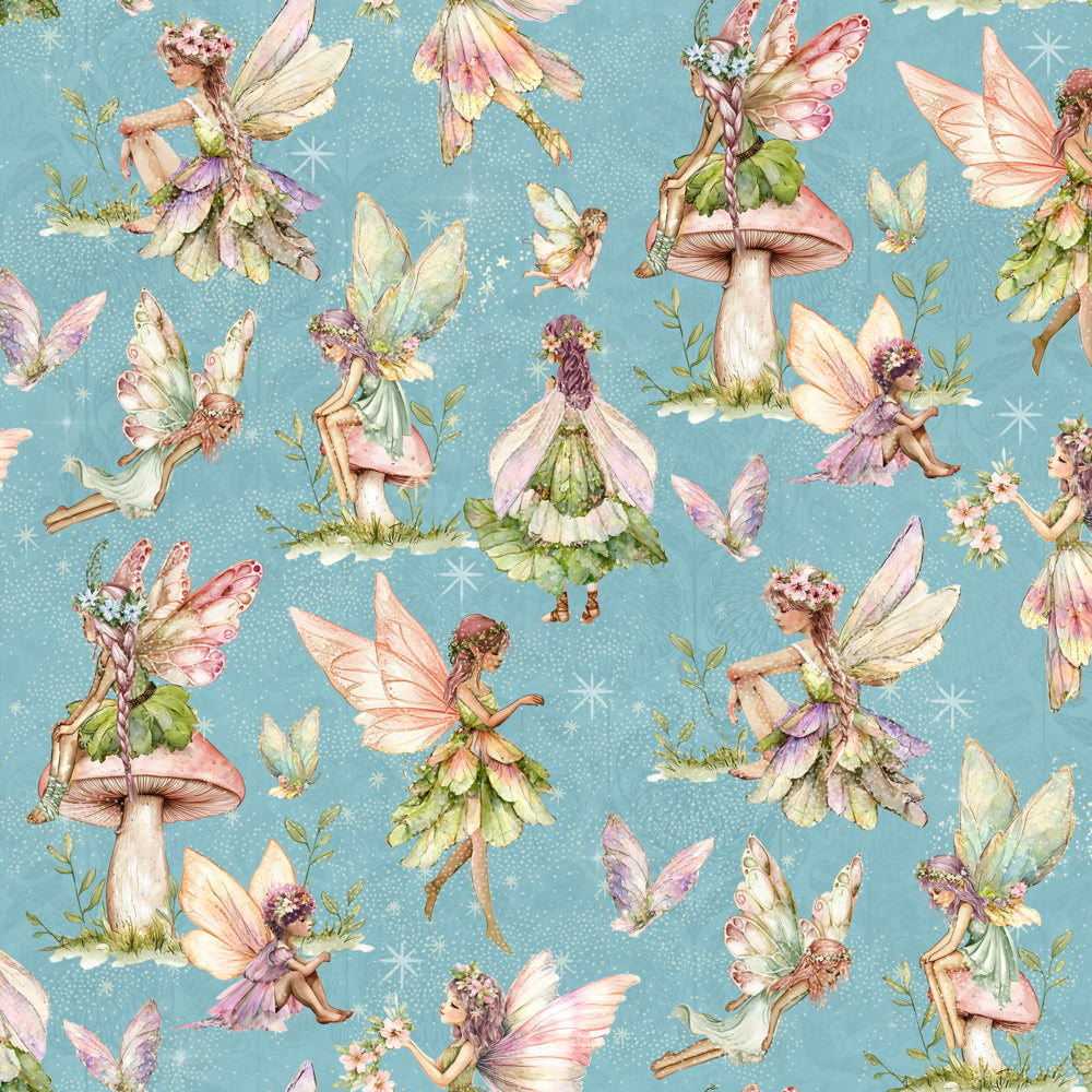 10 Inch Charm Pack Layer Cake „FAIRY BOUTIQUE“ 42 Stück 100% Cotton Baumwolle