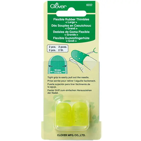 Clover Flexible Gummifingerhüte – Groß | Art.-Nr. 6032