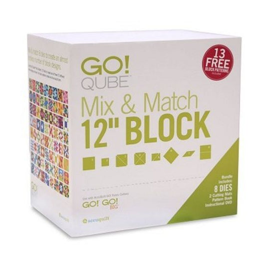 Accuquilt GO! Mix und Match Qube 12 inch (30,48 cm) Stanzformen