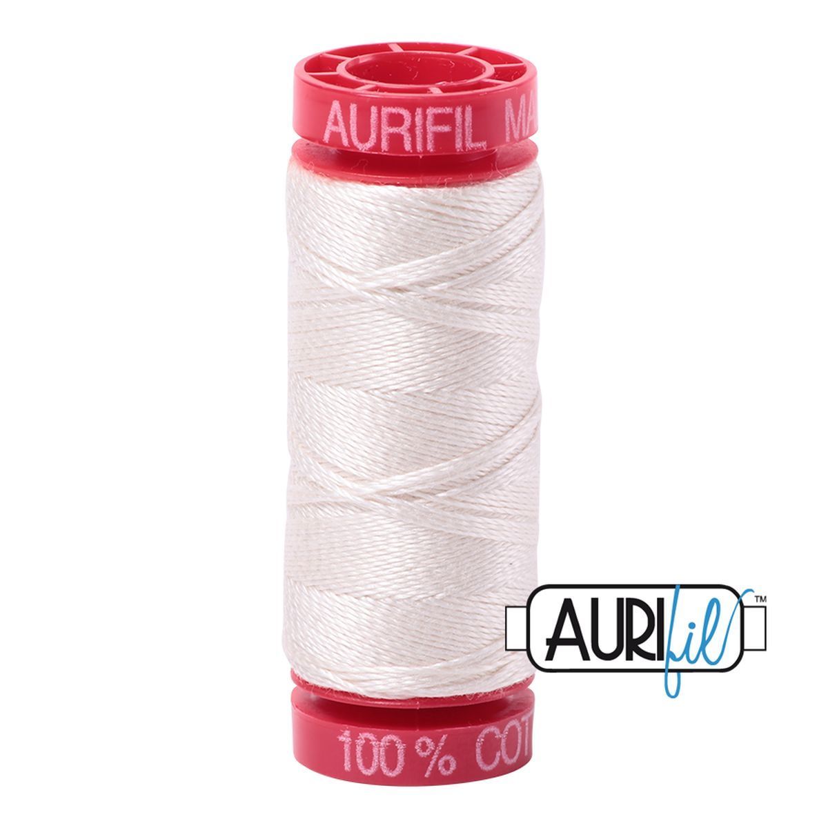 AURIfil Nähgarn MK12WT Lauflänge 50m, 100% Baumwolle, verschiedene Farben