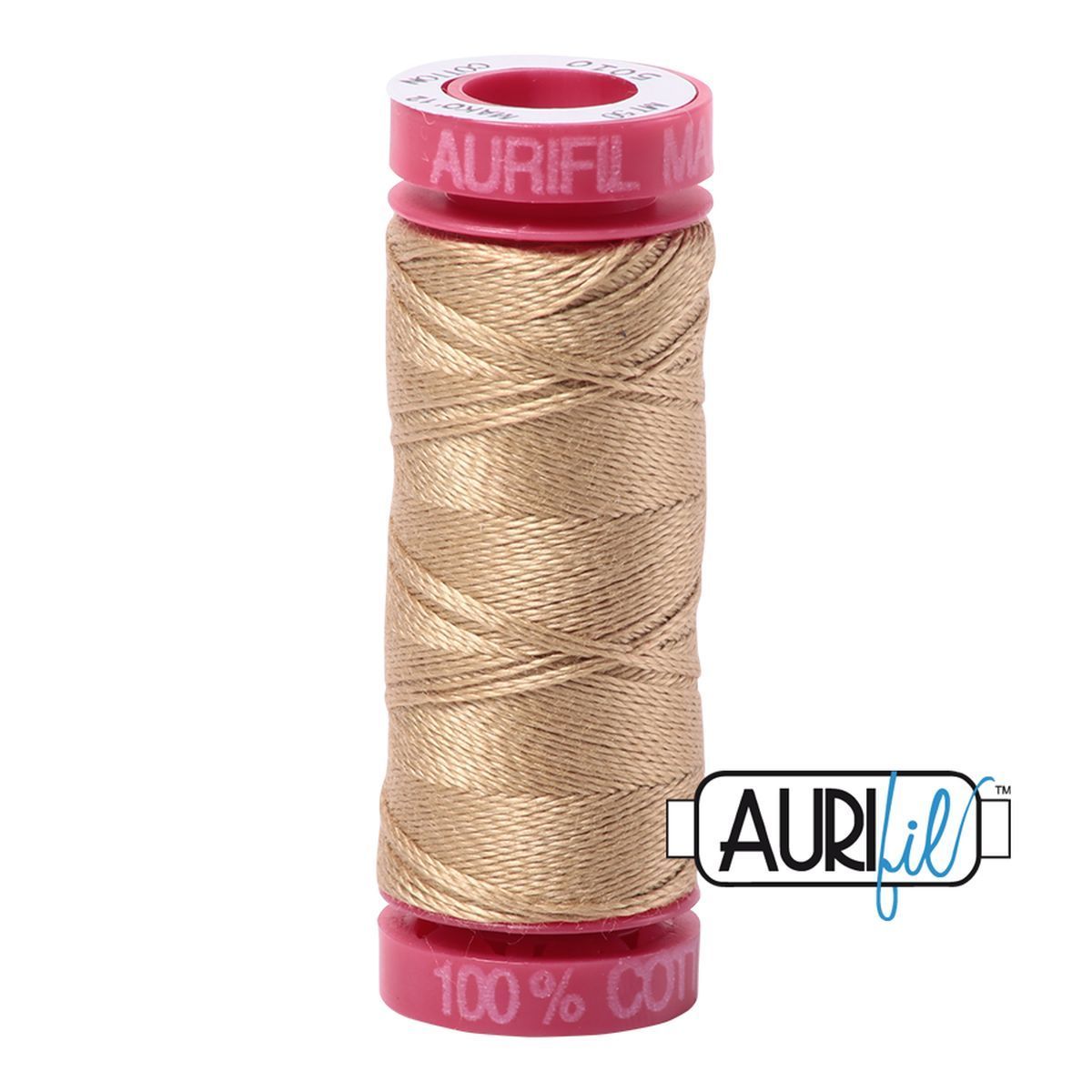 AURIfil Nähgarn MK12WT Lauflänge 50m, 100% Baumwolle, verschiedene Farben