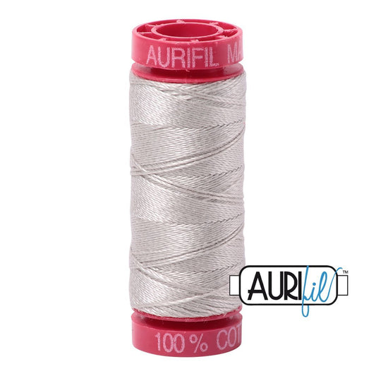 AURIfil Nähgarn MK12WT Lauflänge 50m, 100% Baumwolle, verschiedene Farben