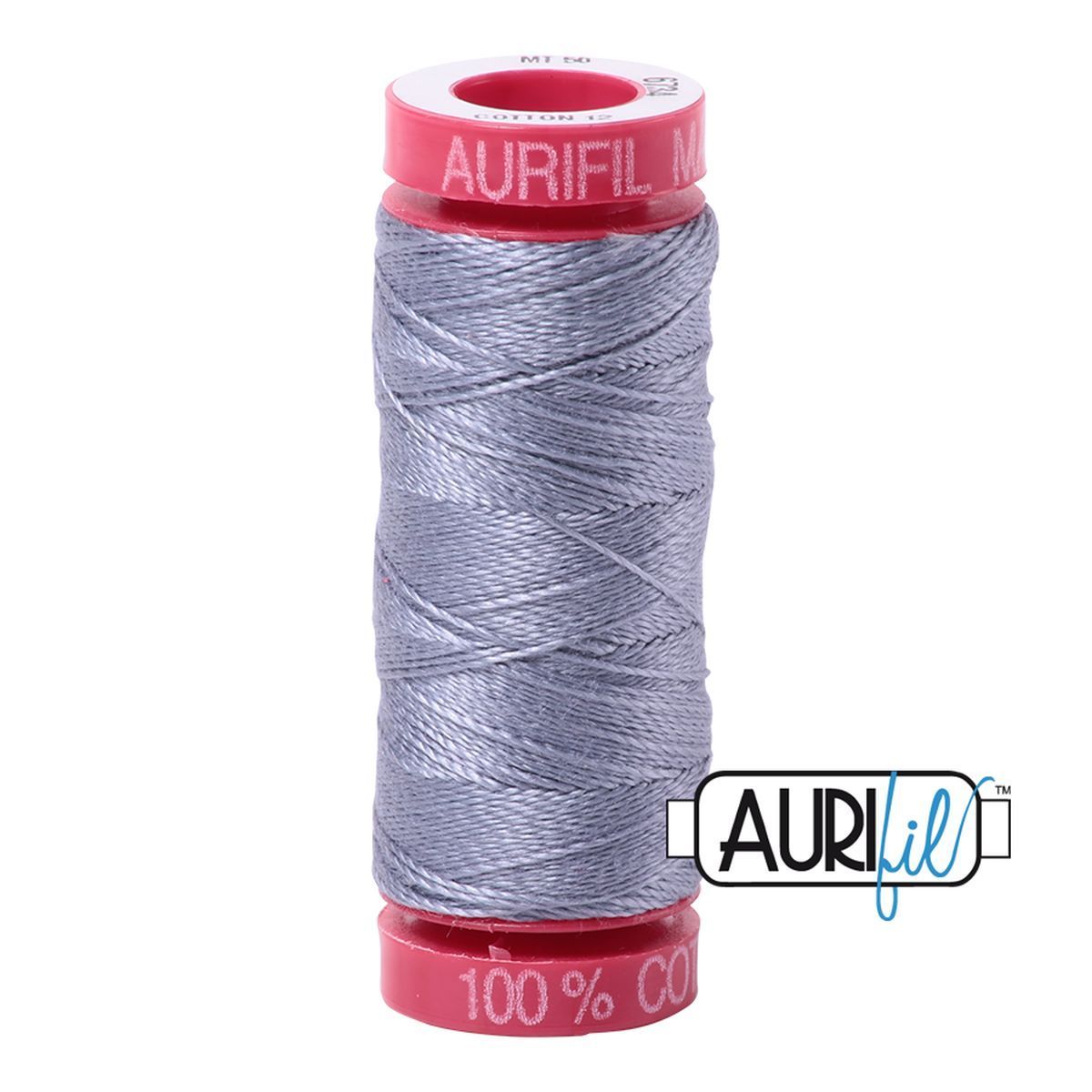 AURIfil Nähgarn MK12WT Lauflänge 50m, 100% Baumwolle, verschiedene Farben