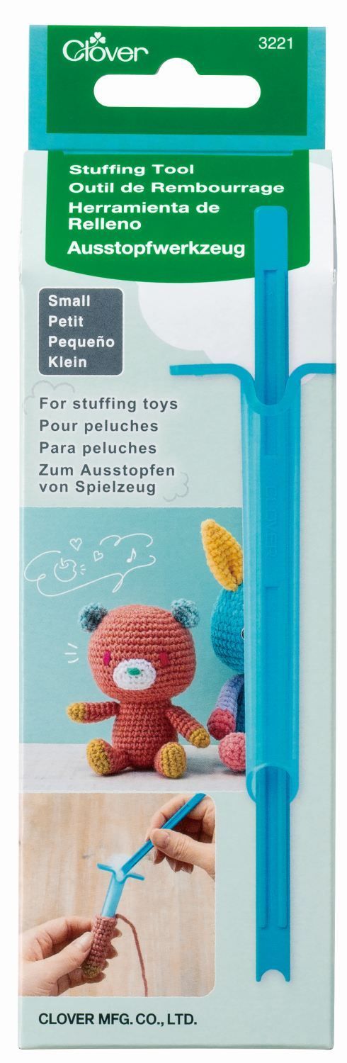 Clover Ausstopfwerkzeug - Stuffing Tool groß oder klein Neuheit Amigurumi