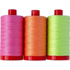 Garn-Packung Neon 12wt Tula Pink TP12NC3 Aurifil Neu 3x 1.000 Meter