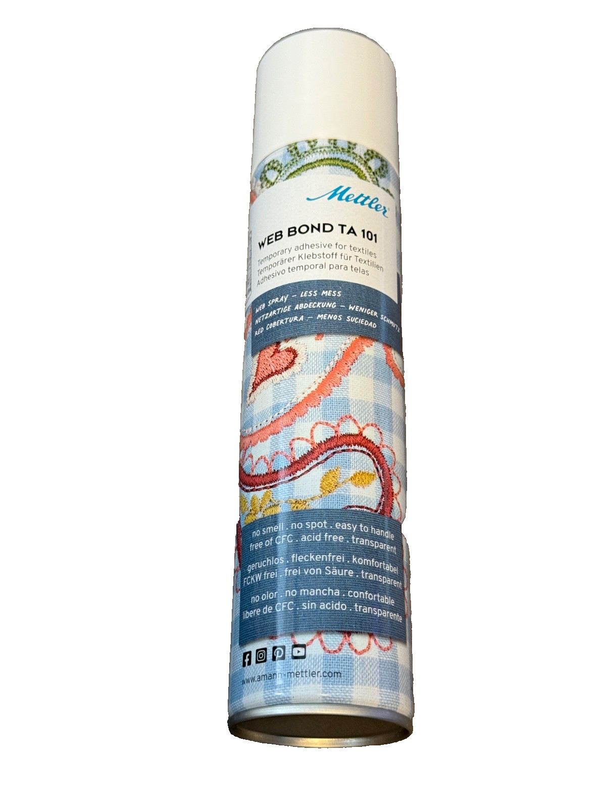 Mettler Sprühkleber 300ml Web Bond TA 101 geruchlos fleckenfrei transparent