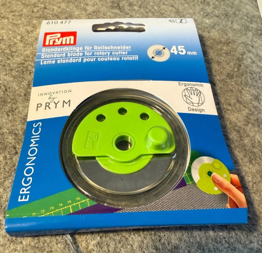 Prym Ergonomics Rollschneider Ersatzklinge 45 mm Art Nr. 610 477 Rundmesser