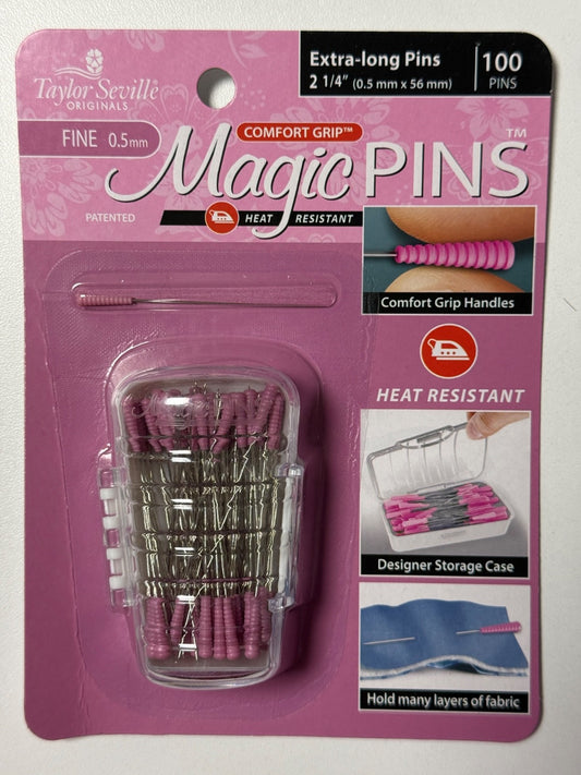 100er Stecknadeln Magic Extra long Pins Fine Taylor Seville (0,5 mm x 56 mm)