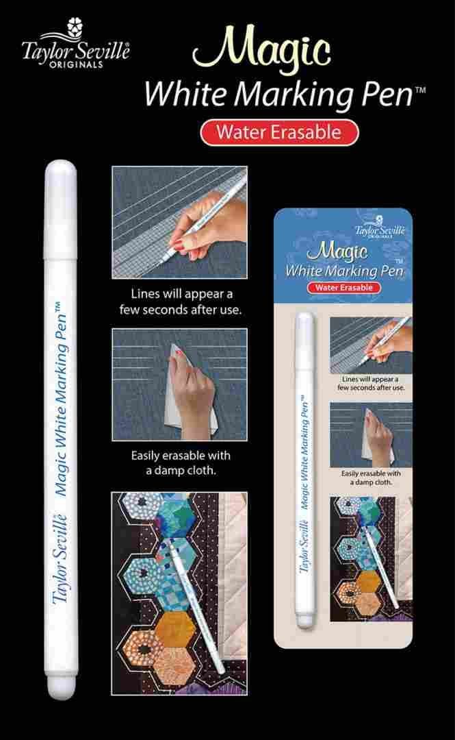 Taylor Seville Magic White Marking Pen – Weiß – 1 Stück