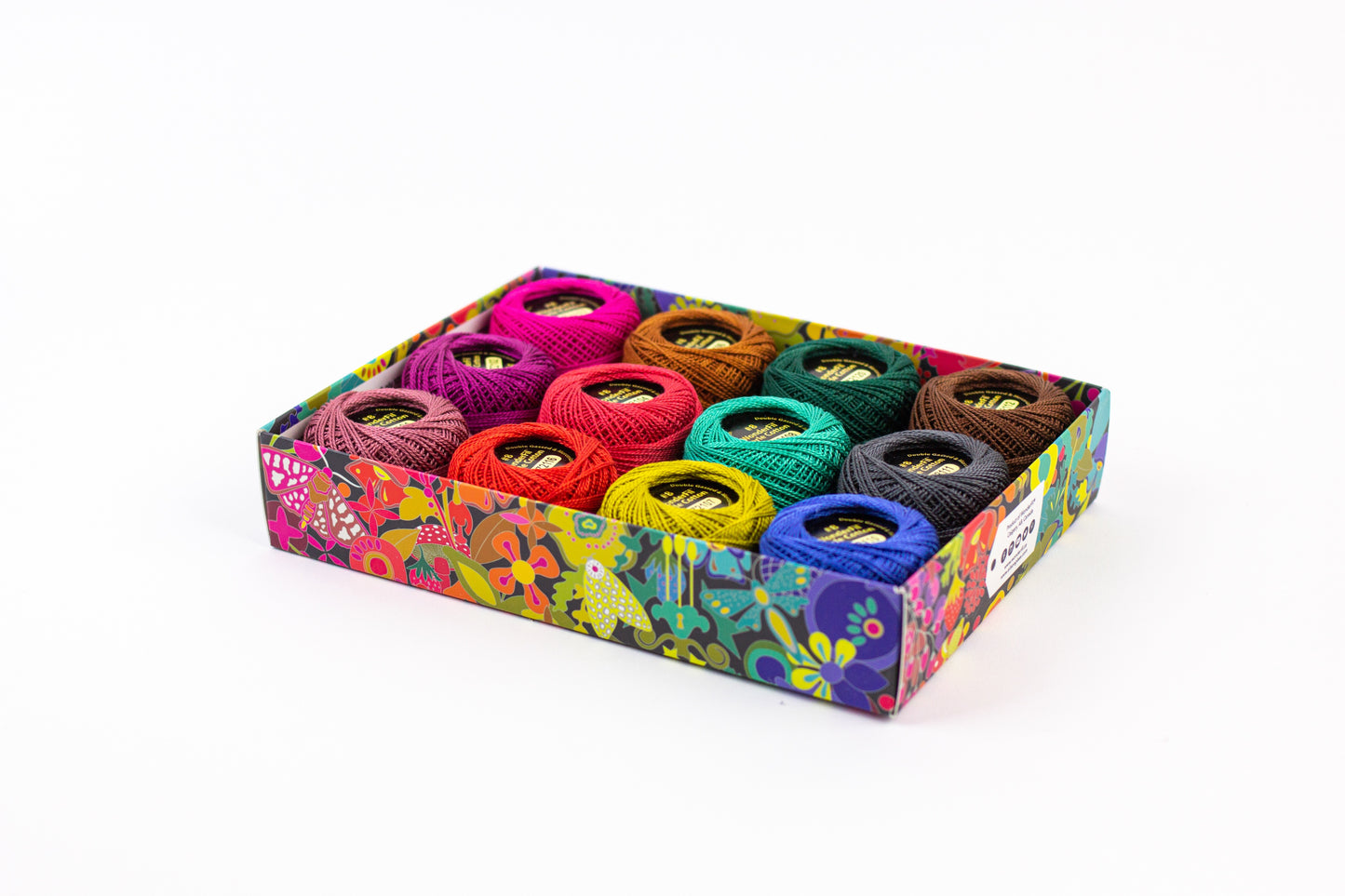 Wonderfil Eleganzia 8 wt Stickgarn Sashiko 12er Pack verschiedene Ausführungen